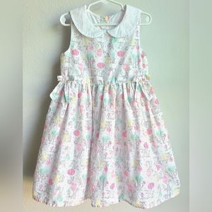 Cupcakes And Cashmere Swiss Dot Bunny Spring/Easter Dress Sz 5